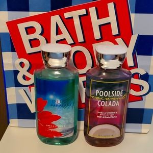 Bath and Body Works shower gels